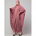 Long cuff ready to wear Jilbab- Mauve